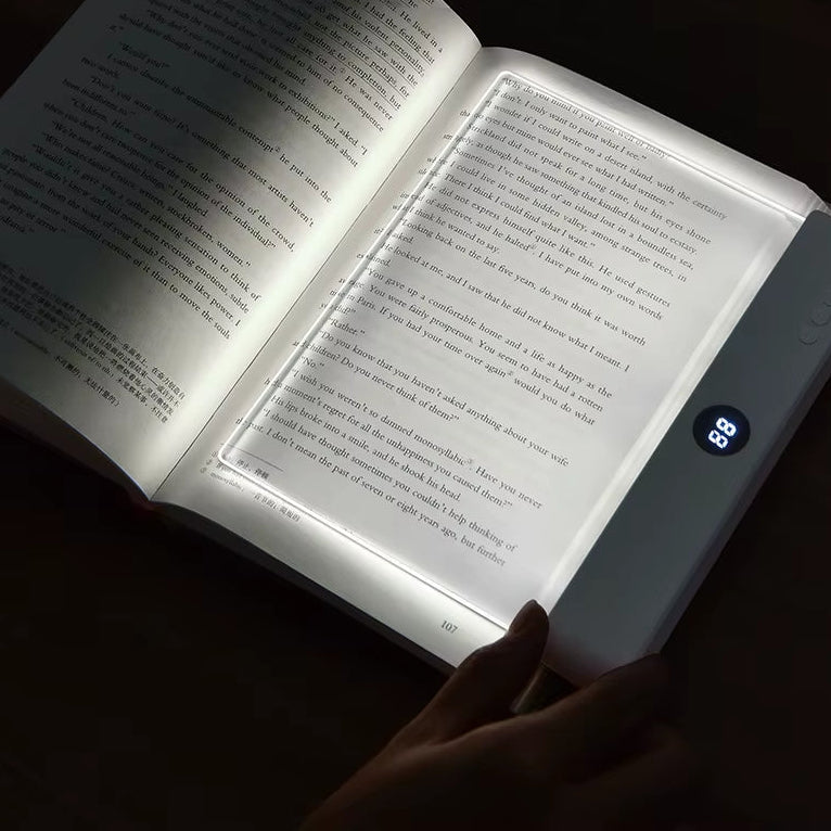 LED Flat Panel Night Vision Reading Light Eye Protection Reading Light Usb Charging Student Night Reading Lamp Book Lamp Indoor